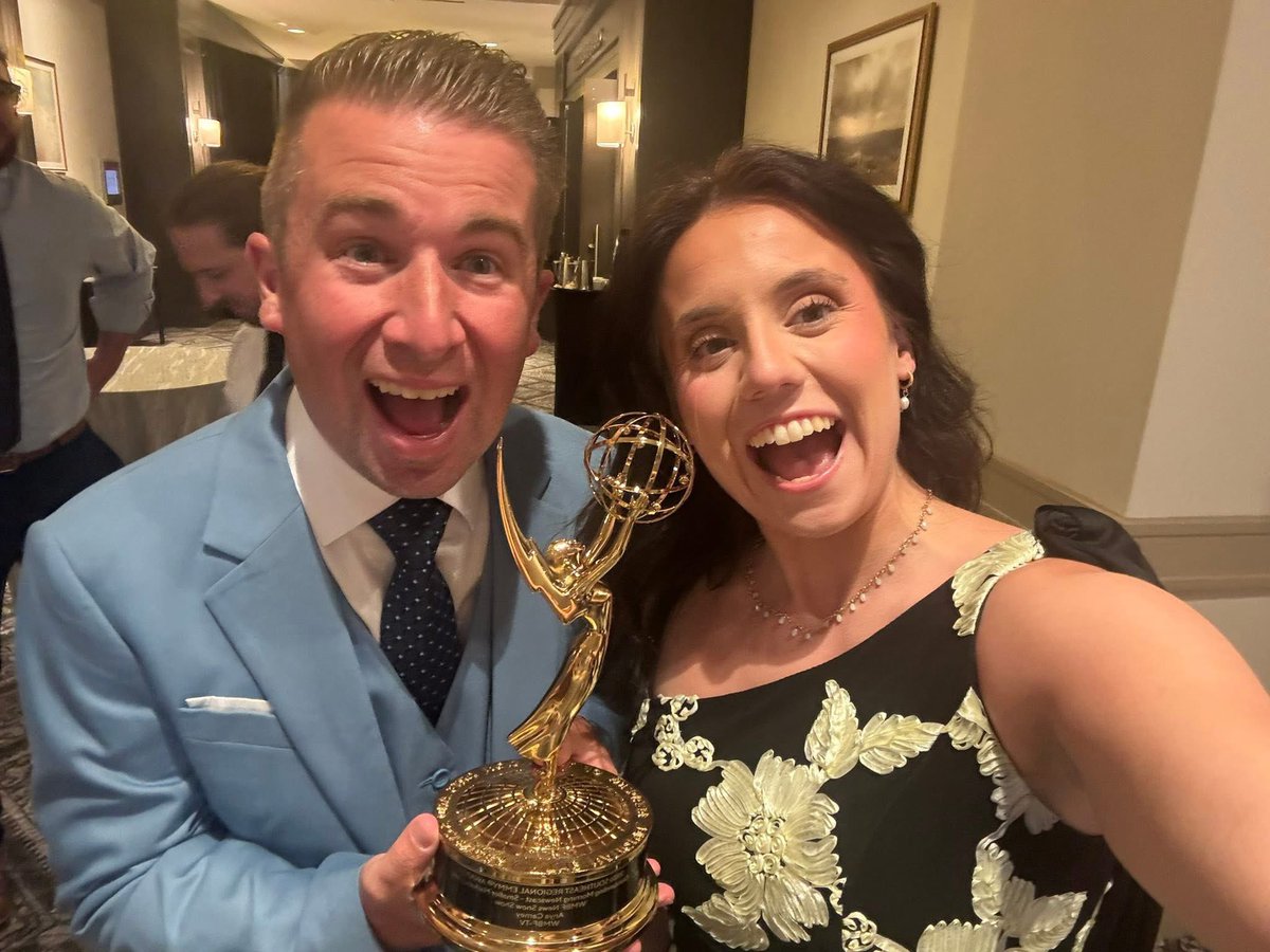 AndrewWMBF's tweet photo. WMBF News Today is officially an Emmy Award-winning morning show. Our coverage of the 2025 snowstorm brought home first place last night in Atlanta. 

For this morning team, this moment means so much. People move on, chapters change, but nights and memories like this are the ones you carry forever.

It’s never been about the awards. But this one feels different. Honestly, it still doesn’t feel real. What a special way to close this chapter with a team that became family.

Most importantly, thank you. Thank you for trusting us. Thank you for welcoming us into your homes every single morning. Every person on this team brings something unique and special, and we hope you can feel that connection every time you watch us start the day together.

@wmbfnews @DerrionLH @LJKorn @jgreenhillwx @anyacarneytv @MakaylaE_TV @emilyshiroff @AleEspinosa8 @StevenSchlinkTV