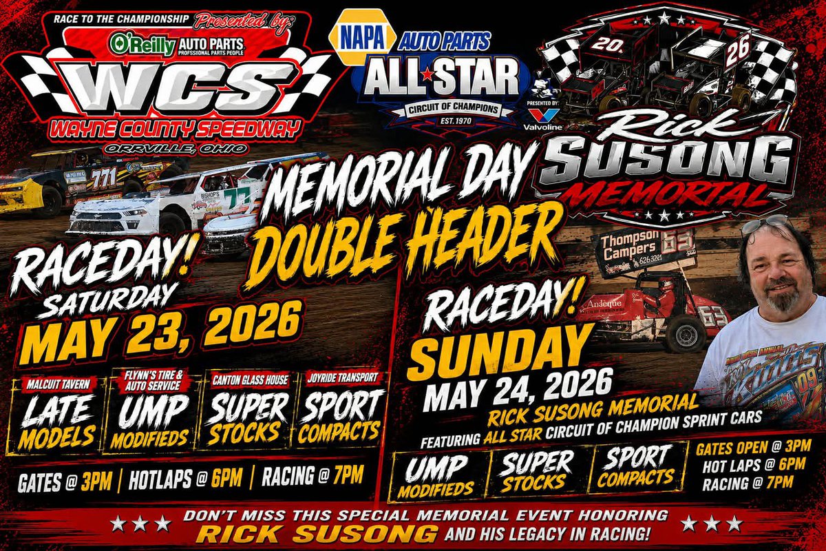 Wayne County Speedway tweet media