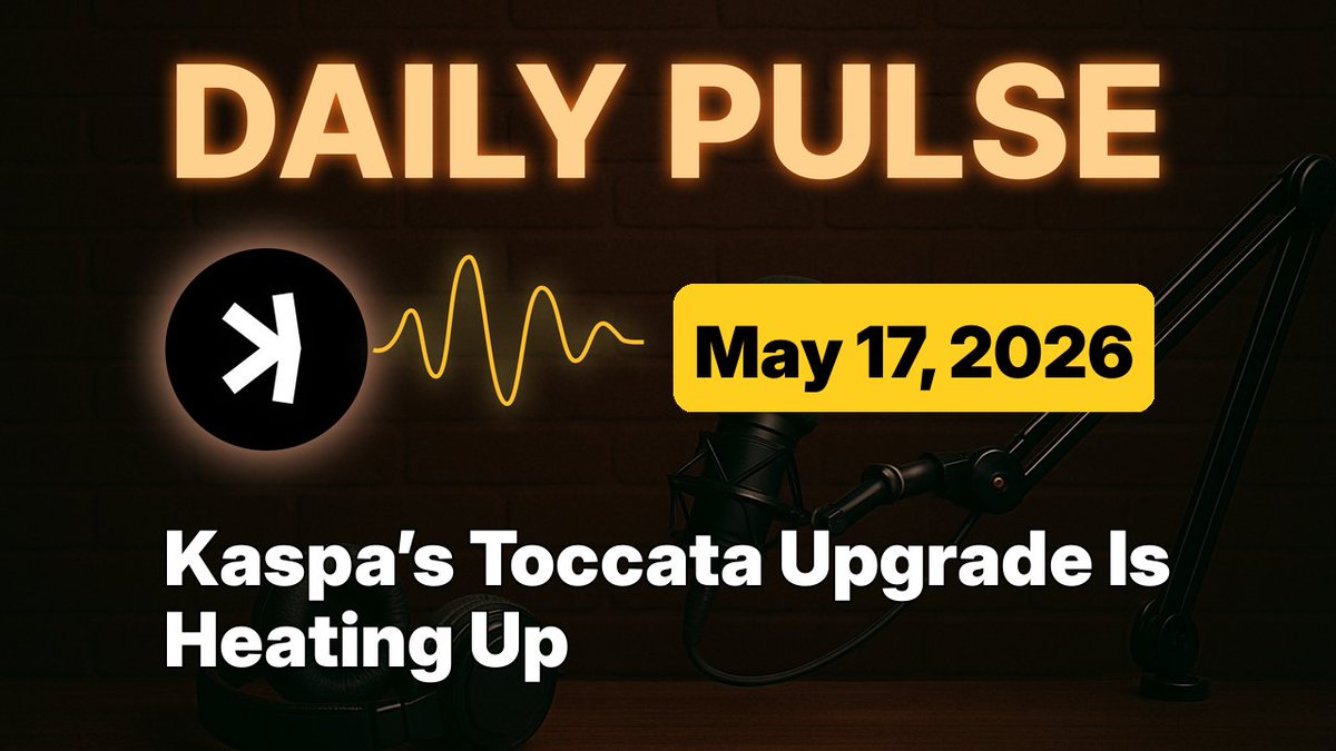 Kaspa Daily Pulse tweet media