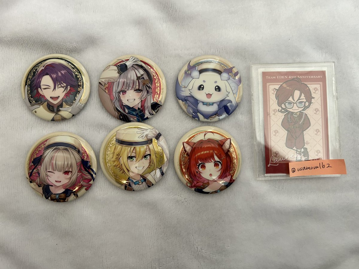 usamomlb2's tweet photo. 【交換】にじさんじ 缶バッジビスケット2
譲】1枚目
求】PayPay（200〜定価＋送料）

郵送のみ 
検索からも気軽にお声掛けください。 https://t.co/APFiCuzrIW