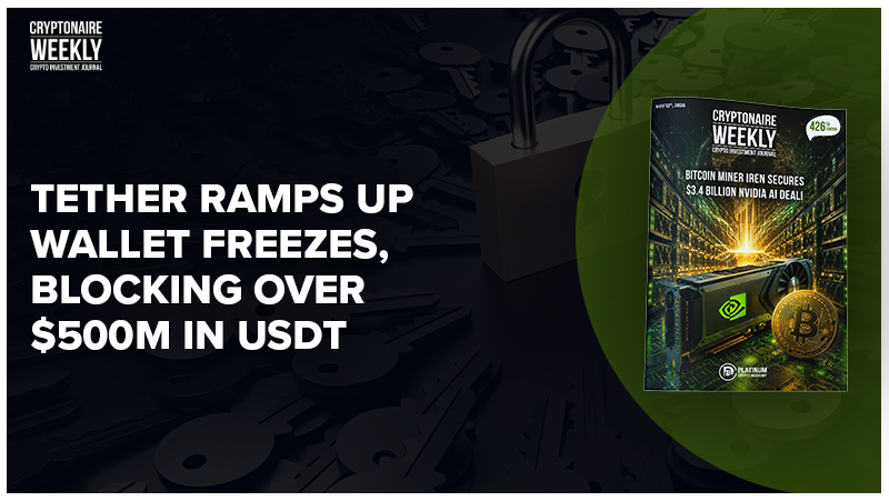 PlatinumCrypto's tweet photo. Tether Ramps Up Wallet Freezes, Blocking Over $500M In USDT

Featured in this week's Cryptonaire Weekly Magazine Latest Edition 426: https://t.co/djMJjzX3XC
@MayaPreferred_ @labgemtraders  
#Tether #Wallet #USDT #CryptonaireWeekly
https://t.co/djMJjzX3XC https://t.co/VL4wTDRM1s