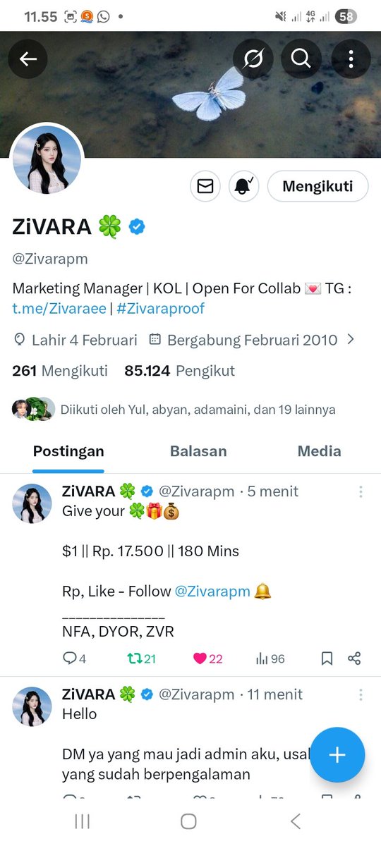 𝓛𝓲𝓼𝓱𝓪 • Freetag 🪽 tweet media