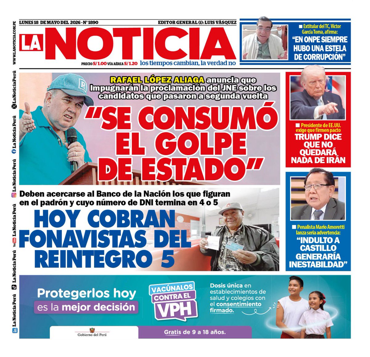 Rafael López Aliaga tweet media