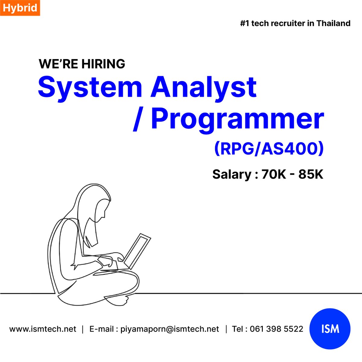 ISMTechnology's tweet photo. 📣 เปิดรับสมัครงานไอที ตำแหน่ง "System Analyst / Programmer (RPG/AS400)"
💵 เงินเดือน 70K - 85K

👉🏻 สามารถ “กดสมัคร” ตามลิ้งค์ด้านล่างนี้ได้เลย!
https://t.co/J4gH2awydG

#SystemAnalyst #Programmer #RPG #AS400) #ISMTechnology #ISMITJobs #ตำแหน่งงานไอที #งานไอที https://t.co/dWbZx2zSIq