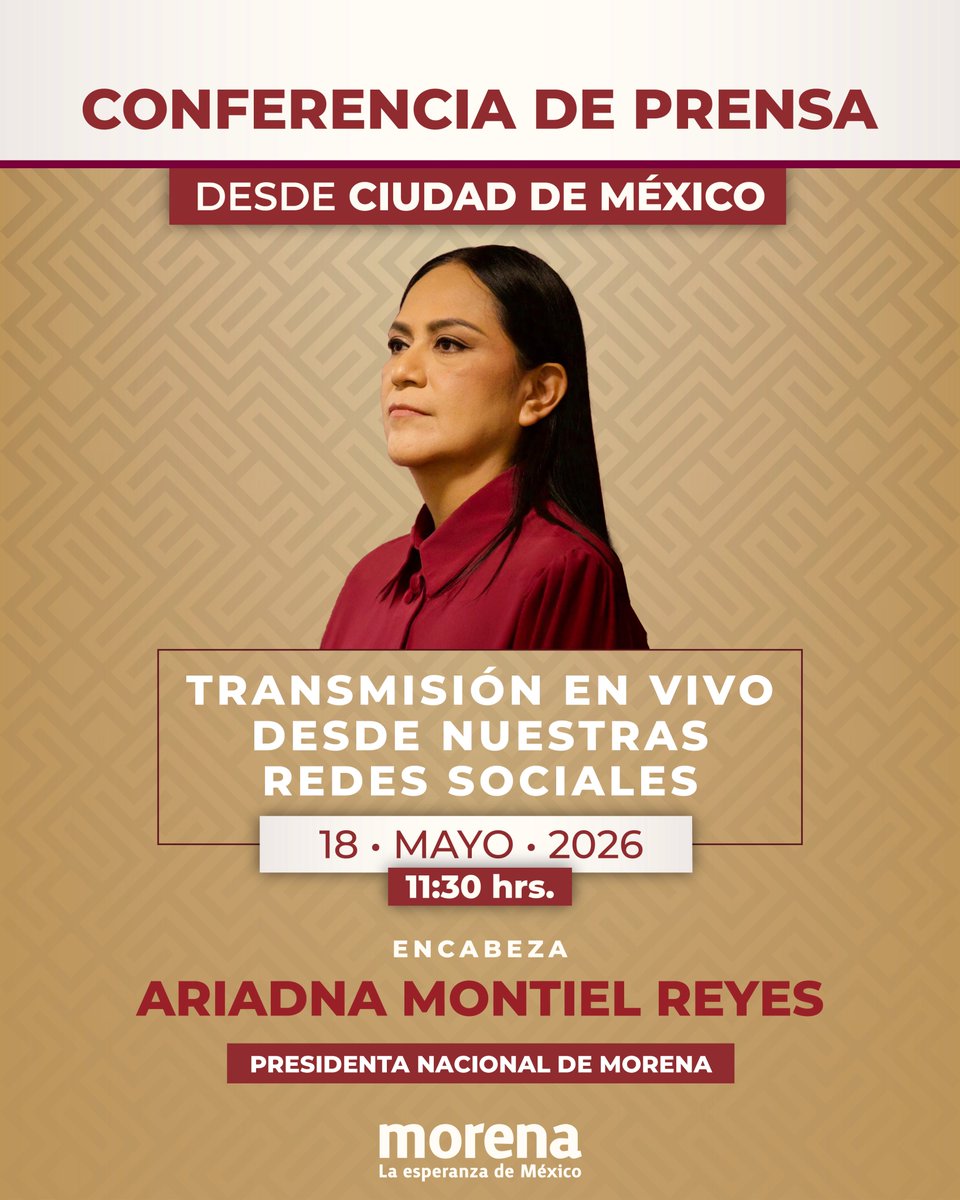 Morena tweet media