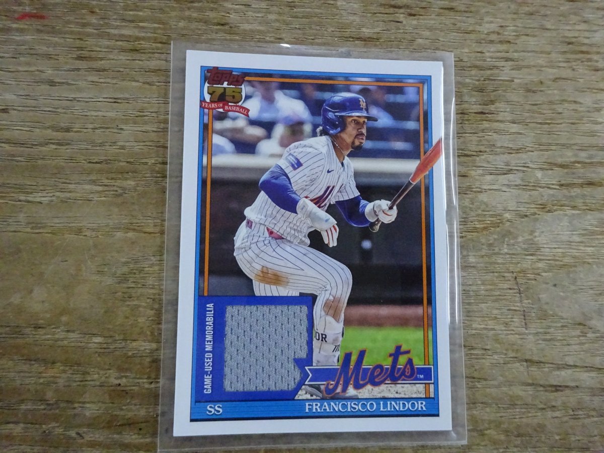 メッツ ) 2026 TOPPS SERIES 1 フランシスコ・リンドーア ジャージ
