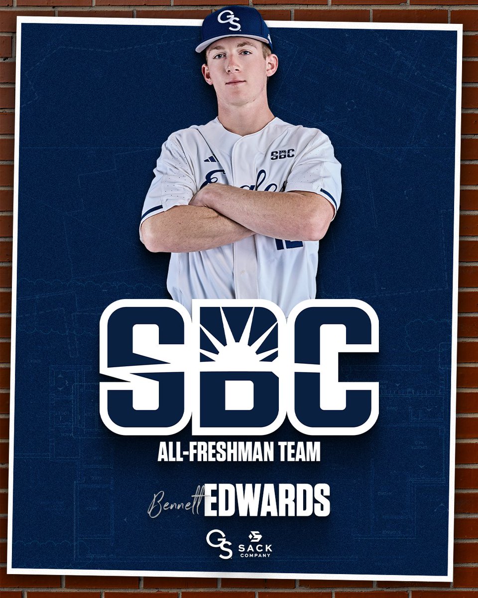 GSAthletics_BSB's tweet photo. Bennett's Been It 🤙

Congrats to 1️⃣2️⃣ for being named to the Sun Belt All-Freshman team!

#HailSouthern | @BennettEdward19 https://t.co/7CQJTmcDgx