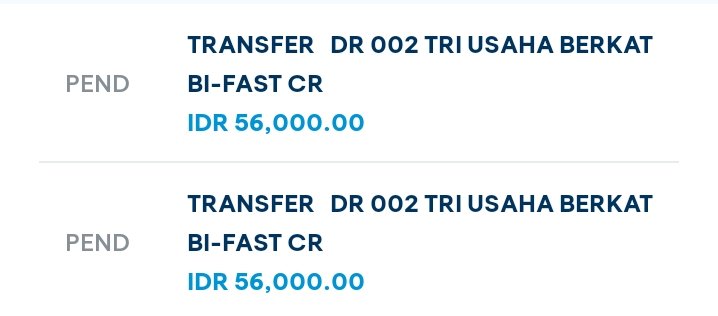 pweattea's tweet photo. etmin @KAI121 pagi ini aku dapet tf dari PT TRI USAHA BERKAT-BRI sesuai nominal refund tiketku, ini beneran dari kalian kah? tkt pls gw anak kos https://t.co/l1LHvReamr