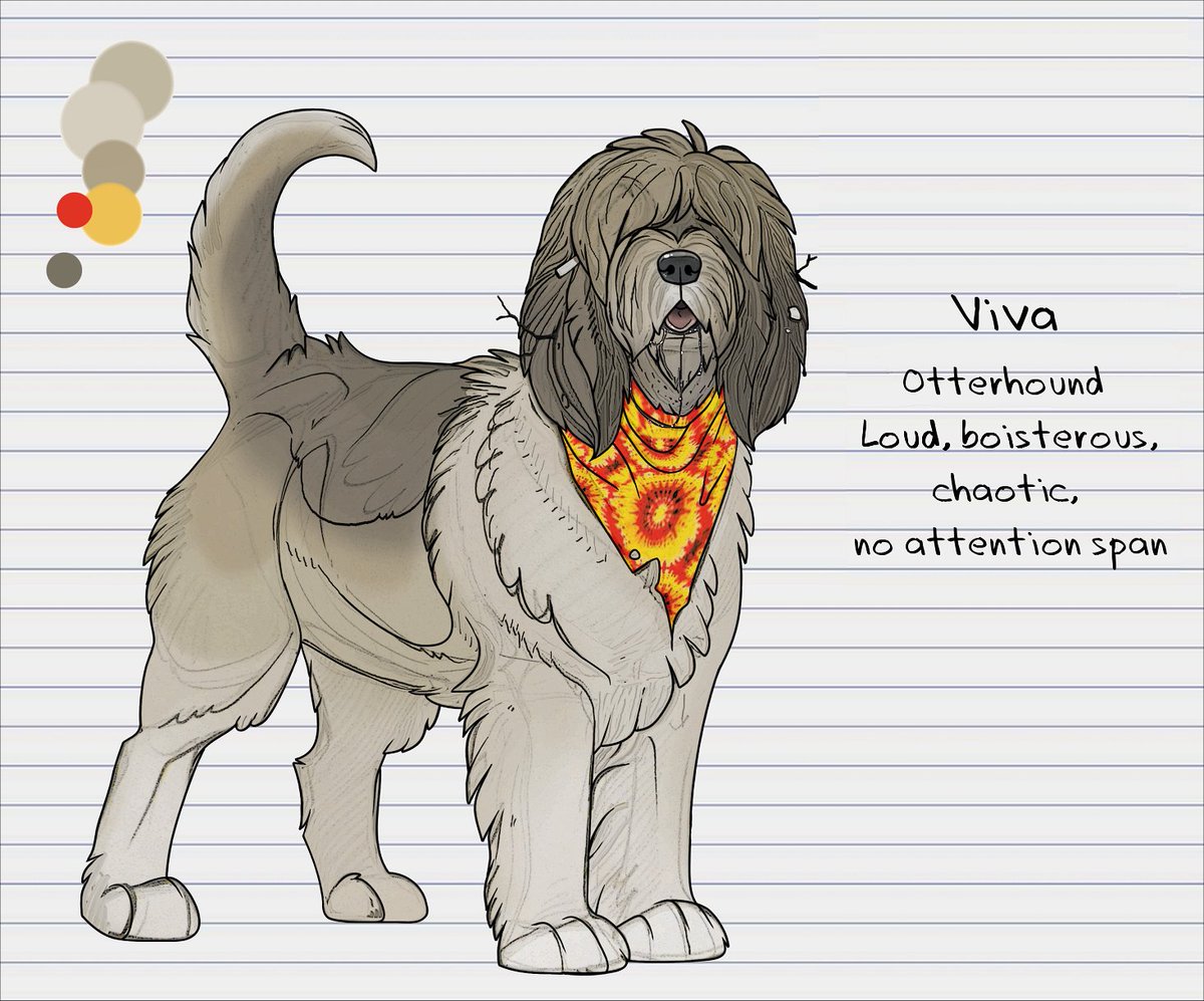 RatSauce's tweet photo. More side characters Im still getting to know. I might change Qwerty up just a little, but overall, they're mostly how I see them in my head.

#art #dogart #charactersheets #handdrawn #noai #mutts #sketches #uk #drawings #dogs https://t.co/kLWiWq76sF