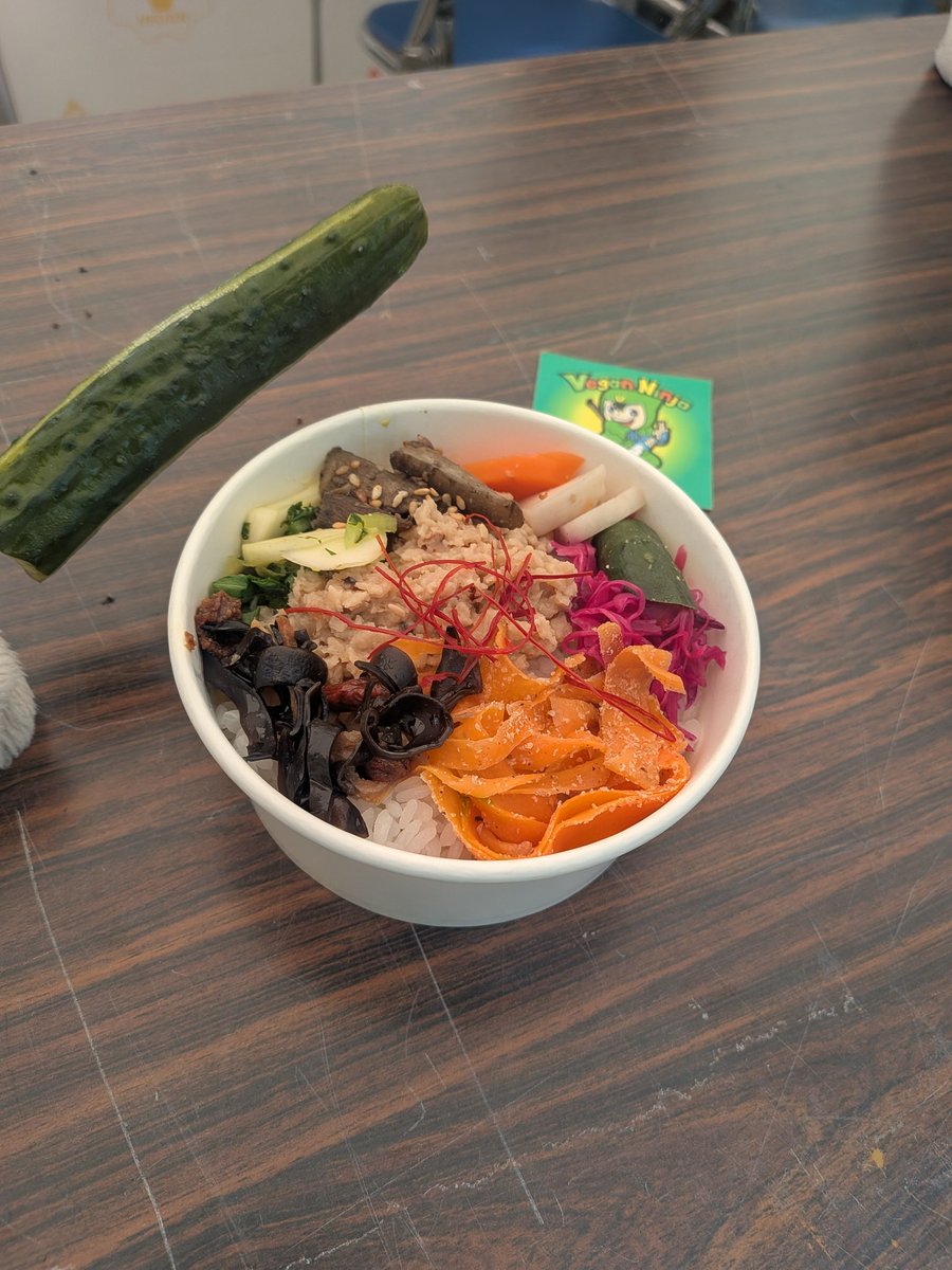 I went to a vegan fest. Thank you for a wonderful time.