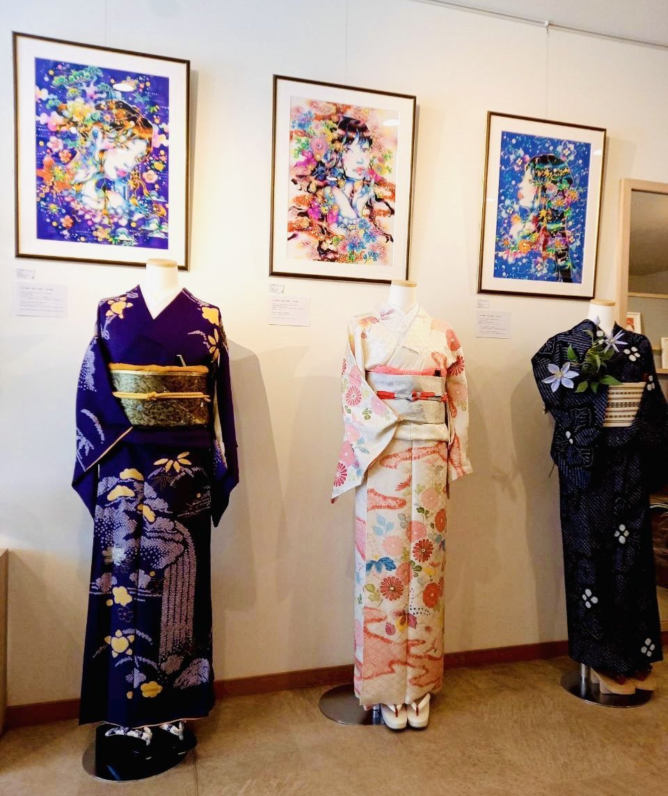 個展「心に映る模様」 はるもにあ(富岡市) 本日も17時まで開催しており