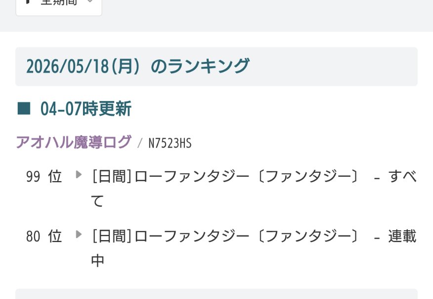 鈴木成悟@小説家になろう tweet media