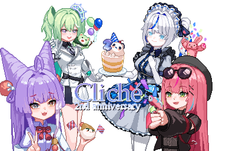 GPpaeaeaen54596's tweet photo. #shibuki_art #kumorinart #Nanart_ #riko_art
#pixelart
클리셰 2주년! https://t.co/FLLw5CIzXn