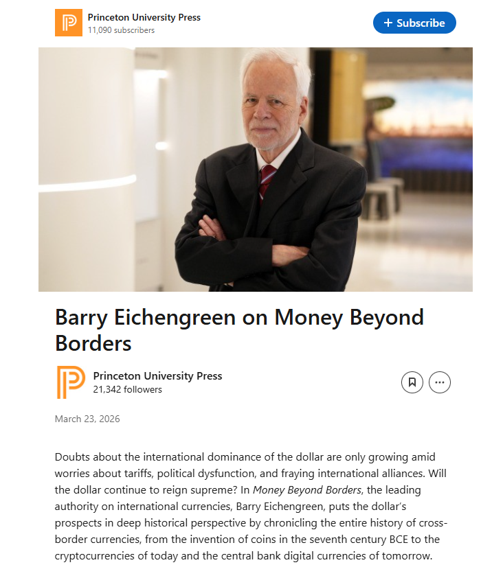 Barry Eichengreen tweet media