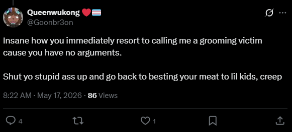 antis being terrible people tweet media