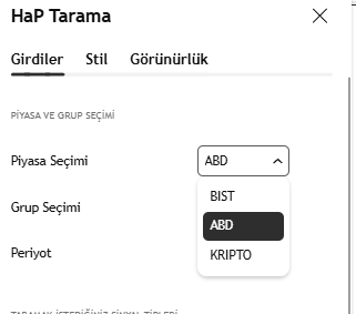 _HakanAgaoglu_'s tweet photo. Hap tarama artık çok daha efsane hale geldi.
Bist, ABD, Kripto piyasalarını tarayabiliyor. Hangi piyasada olursanız olun Hap hep yanınızda. https://t.co/iGIDzRWdBo