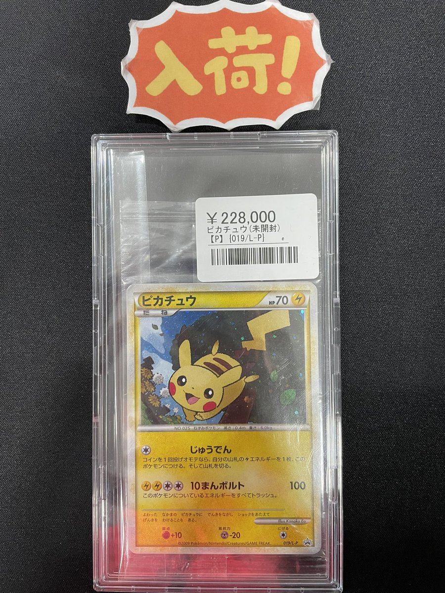 ◾️ポケカ入荷情報◾️ ▶︎ピカチュウ【P】019/L-P ¥228,000 こちら