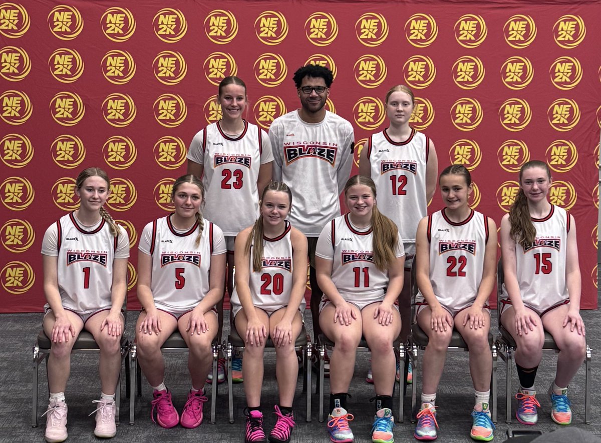SullivanM21's tweet photo. WI Blaze NE2K 2029 came ready to compete at “The Classic” 🔥🏀

The energy at The Classic was UNMATCHED ⚡️
First circuit session together and this squad battled 💯

Next stop ➡️ North Tartan Summer Jam

@EmilieMaser @emerymeyer23 @LexiDodsworth @paisley_02s @NE2KHoops @NE2K_Rich https://t.co/TKykN04O9p