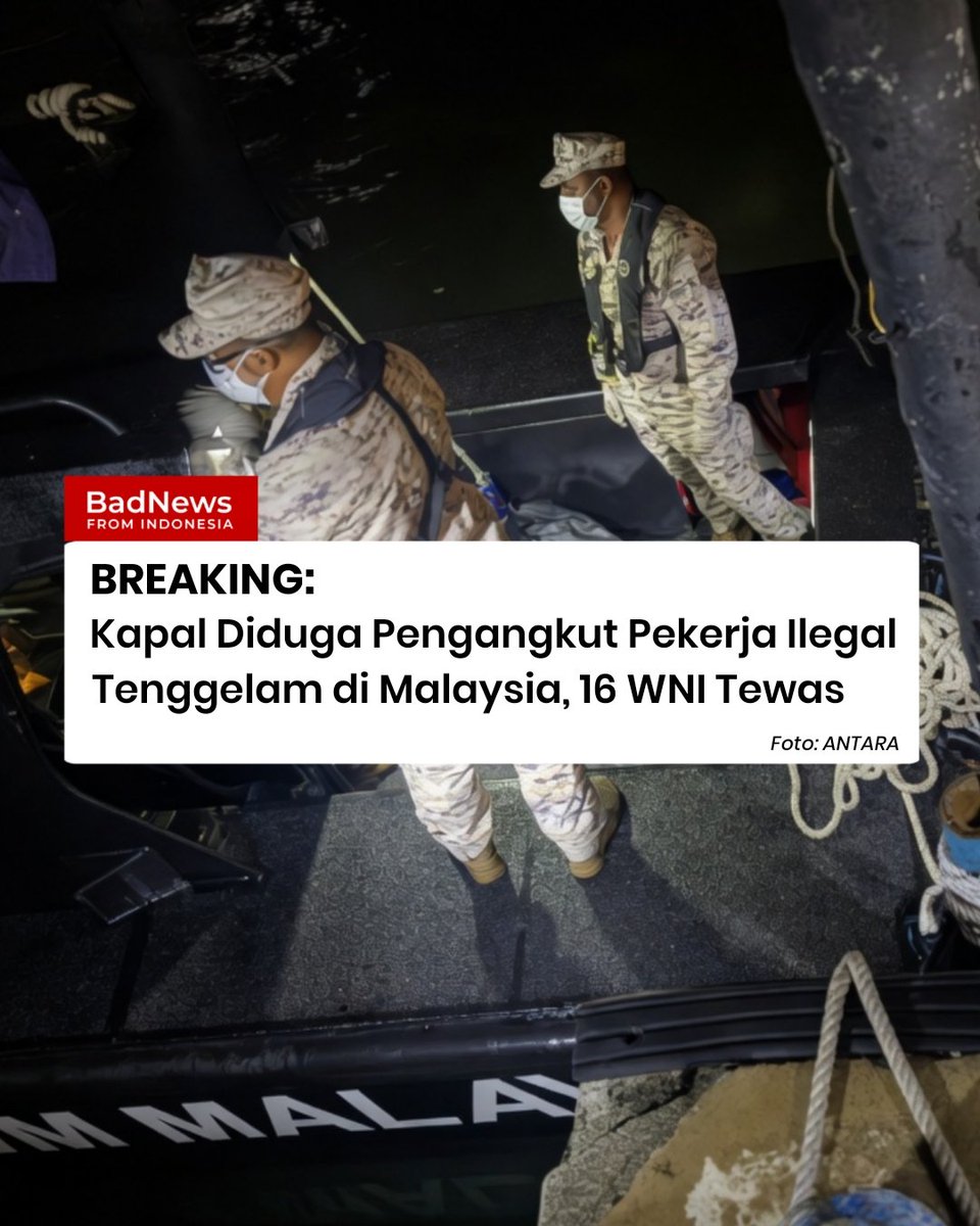 Bad News From Indonesia tweet media