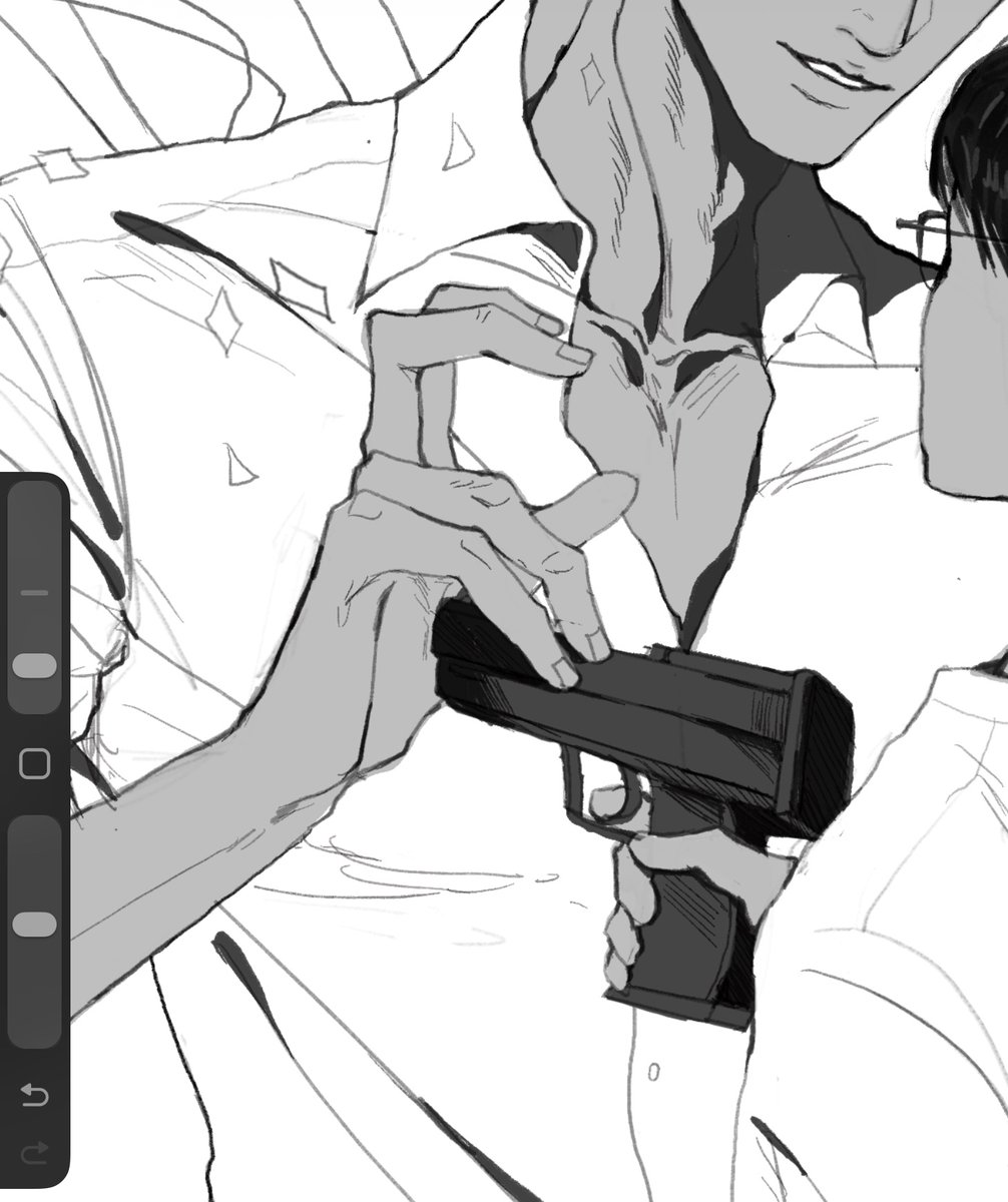 l2H7ifqEfWljyik's tweet photo. enjoying drawing kyouji's chest. https://t.co/h43uiLX1li