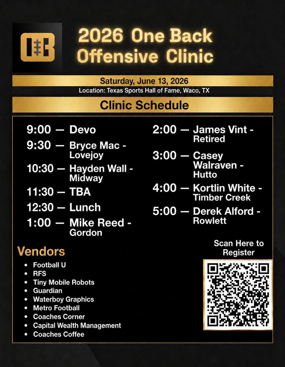 OneBackOff's tweet photo. Saturday morning clinic shopping? Stop overpaying.

Get complete access to @OneBackOff, @DITHathletics, and Lonestar clinics for only $100!! Save $40 and get 44 hours of clinic!

Staff passes are available and lifetime access to all clinic recordings is included!!! Link in bio!! https://t.co/LbPCgy5p3B