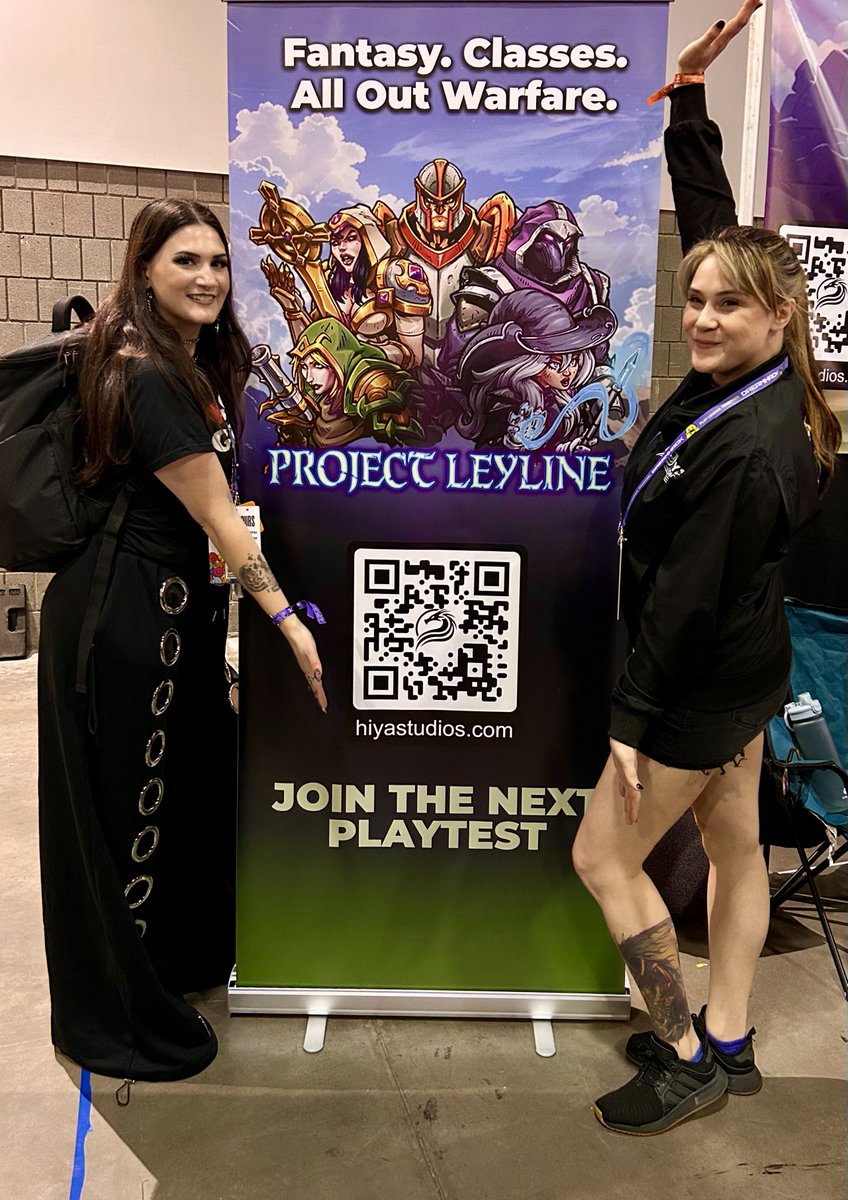 Ashlinaa's tweet photo. So stoked for Project Leyline! Huge shoutout to @HIYAStudios for sharing your game with me as well as the community at DreamHack 🫶 Be sure to wishlist! 

All the love to @tygarlily to taking a pic with me too 🥰 https://t.co/KmvsRsnduj