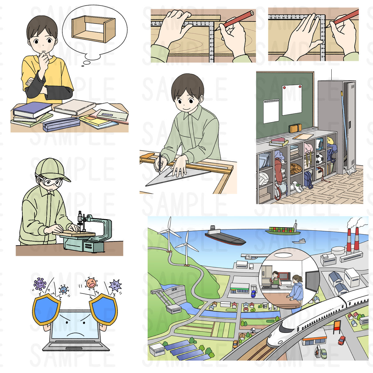 ヤマネアヤ | 教材イラスト tweet media