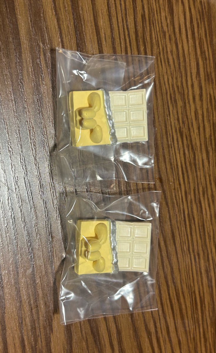 Na_nn_tr's tweet photo. 【交換】まちぼうけ　おやつの場合　 その3ガチャ ガチャガチャ

譲:ホワイトチョコレート×2

求:ジェリービーンズ、くまビスケット各1

郵送での交換
お気軽にお声掛けください https://t.co/u9FnLc0szD