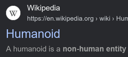 Sheep_tester's tweet photo. interesting i wouldve thought humans are humanoid https://t.co/TNNvgNCztX