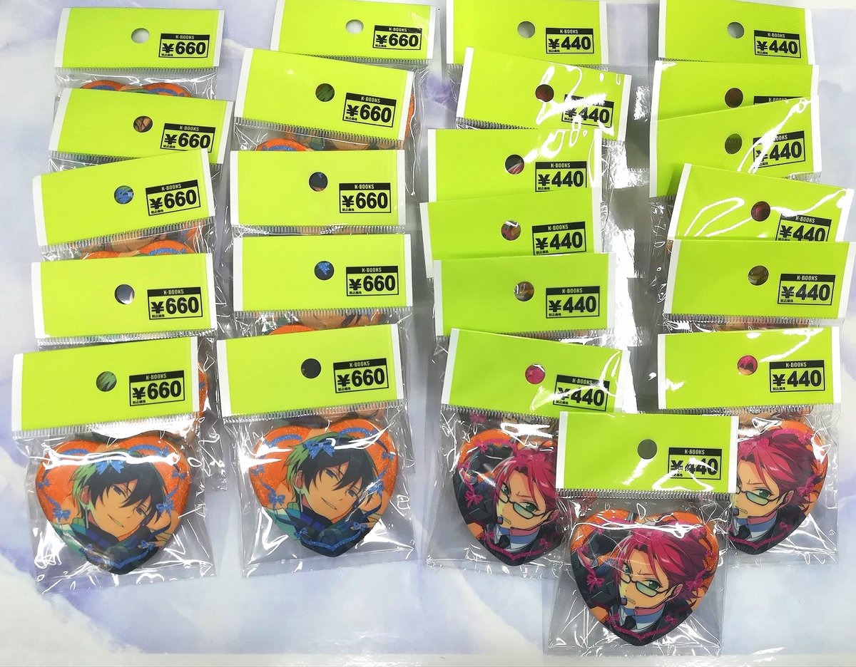 入荷情報】 『あんさんぶるスターズ』 💗ラメキラハートカンバッジ