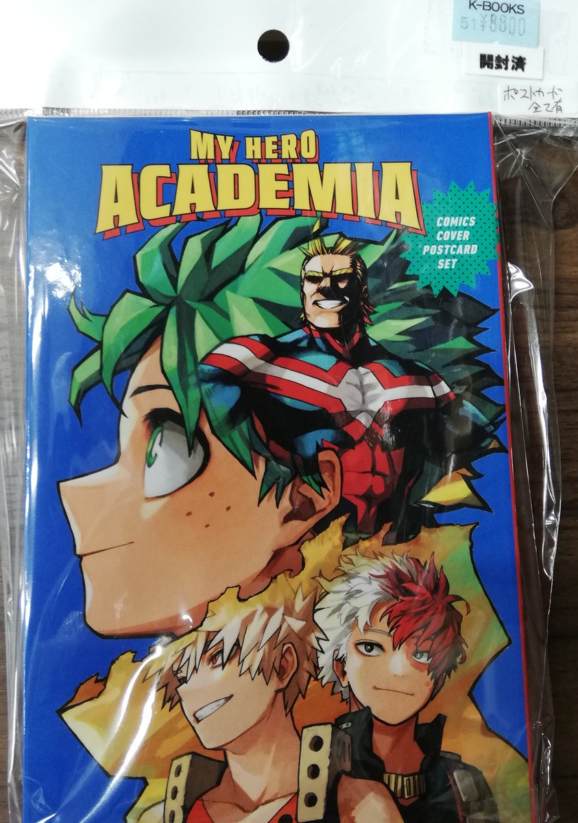 入荷情報】 #僕のヒーローアカデミア 『ヒロアカ原画展 三方背ケース