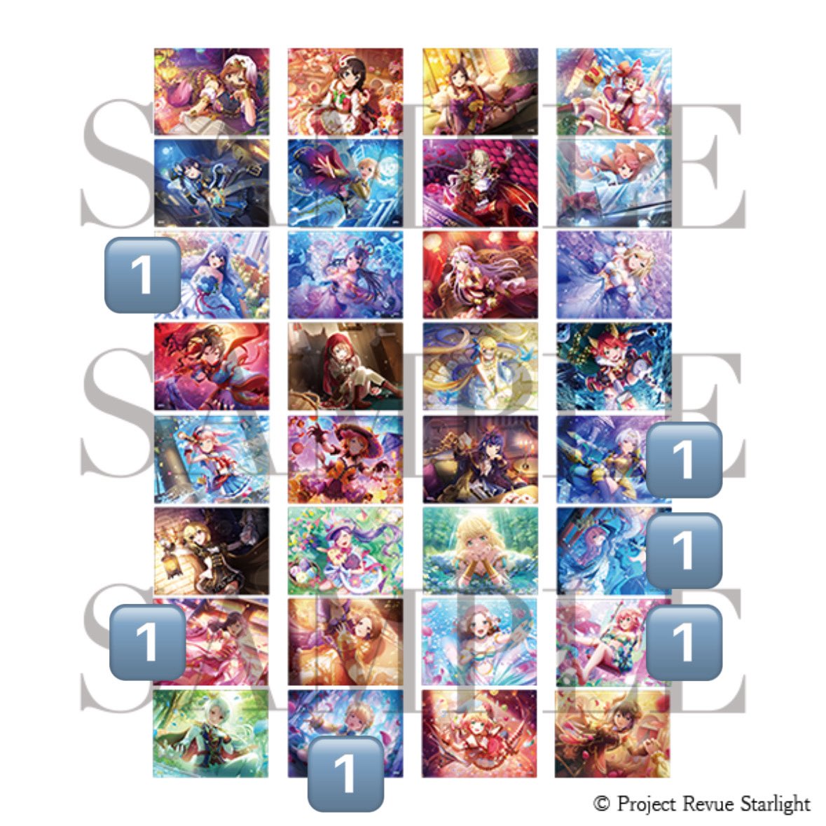 dvffy_'s tweet photo. スタァライト　9周年展示会　特典　交換
　
譲：数字
求：まひる
　
ぺたコレ 香子以外は定価譲渡可能です。
郵送のみ https://t.co/DUAYCYSmCI