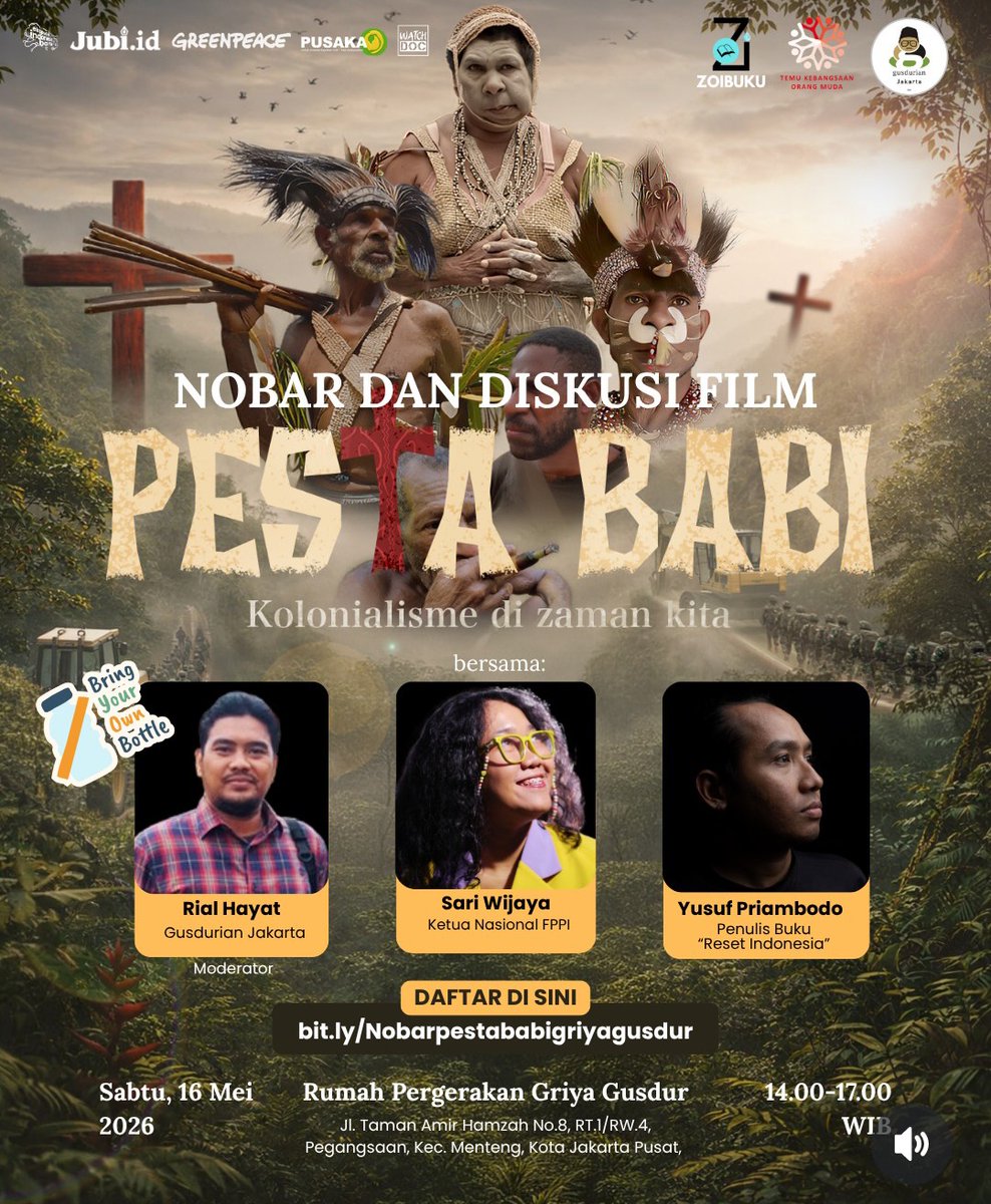 renspeto's tweet photo. Data : ✍️
Tanah di Papua Selatan = Rp 35/m²...Ya Ampun ada orang yg membeli tanah dgn harga yg demikian, informasi dari film PESTA BABI 🐷
Itulah penderitaan rakyat Papua saat ini...😭

#tolakpsnpapua
#tolakmiliterisme
#tolakotoriterianisme
#pestababi
#papuabukantanahkosong https://t.co/ZAKjC1btOK
