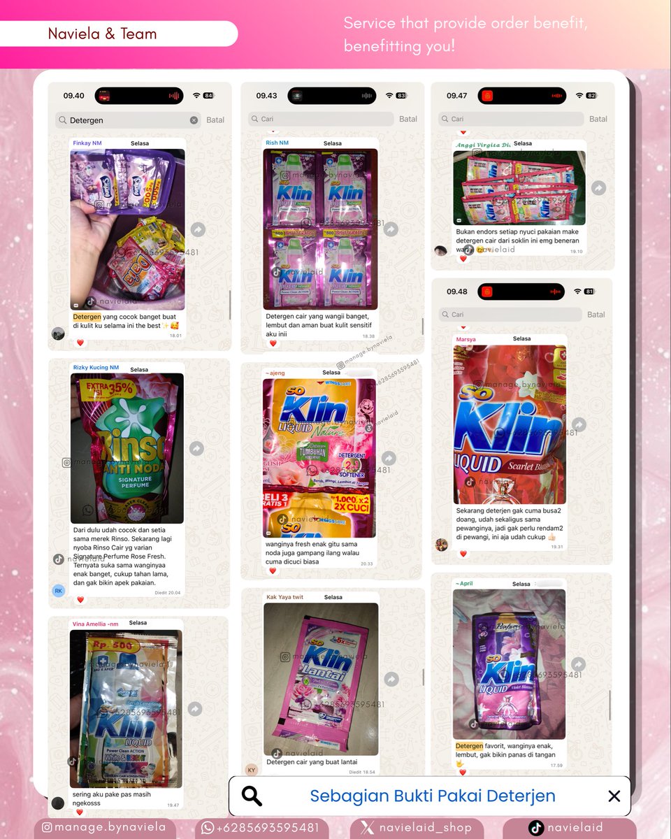 navielaid_shop's tweet photo. Halo, aku opeen yaa!

Biar kamu lebih yakin, bisa cek testi di katalog https://t.co/a0FdSzxsMD setiap kriteria akan ditanyakan dulu lho~ bahkan kamu dapat free bukti sebar kuesioner kamu & bukti selesai isi kuesionernyaa~❤️

Kalau ternyata tidak sesuai juga akan diganti oleh responden baru. Tanya-tanya dulu aja yukkk~😍