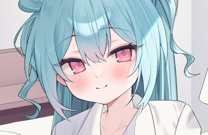 くらげちゃん描いてる(かわいい) 