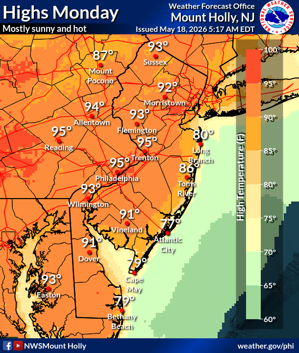 NWS Mount Holly tweet media