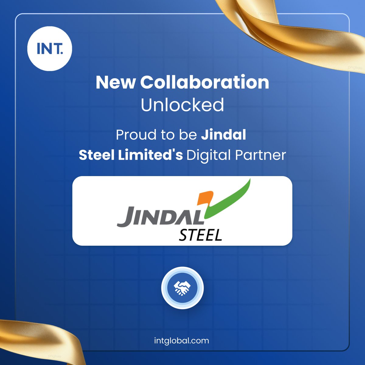 indusnettech's tweet photo. Excited to begin our collaboration with Jindal Steel Ltd.🤝

Indus Net Technologies (INT.) looks forward to supporting their digital journey by enabling innovation, enhancing experiences, and driving meaningful business impact.

#NewPartnership #INTGlobal https://t.co/pQg154XKUo
