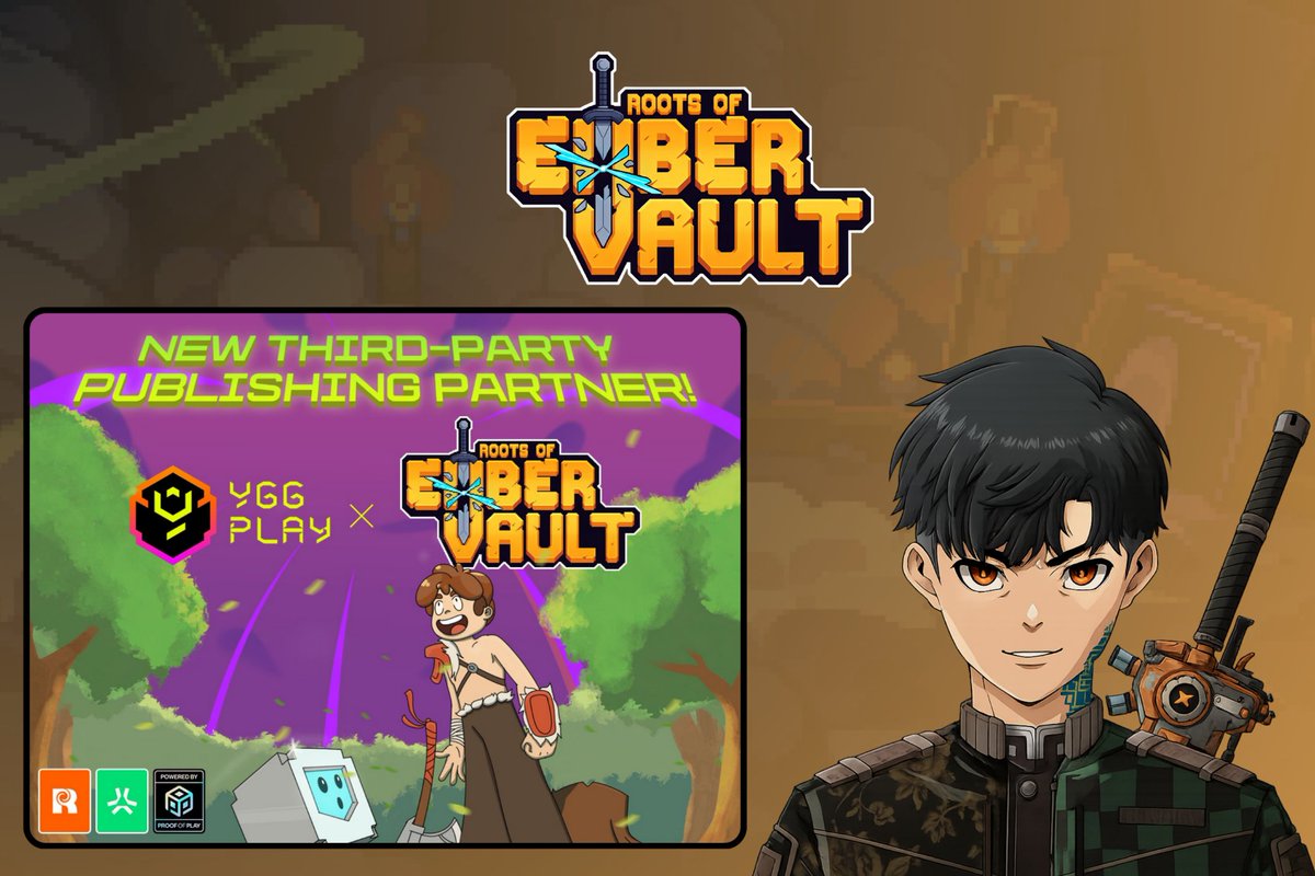 kalp8955's tweet photo. I’ve seen many web3 gaming partnerships lately…

But this one genuinely caught my attention 👀

Now @YGG_Play is the publishing partner for Roots of Embervault through the YGG Play Launchpad

And this could be a massive move for Embervault’s future 🧵 https://t.co/C33Sikb9Dz