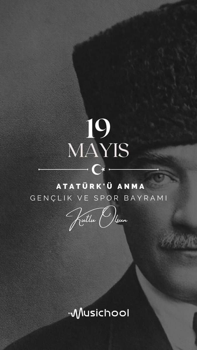 musichoolco's tweet photo. Geleceğe yön veren, dünyayı keşfetme tutkusuyla yanan tüm gençlerimizin 19 Mayıs Atatürk'ü Anma, Gençlik ve Spor Bayramı kutlu olsun! İzindeyiz... 🇹🇷🌍 
.
#19Mayıs #MustafaKemalAtatürk #GençlikveSporBayramı https://t.co/sYRYxMGRDE
