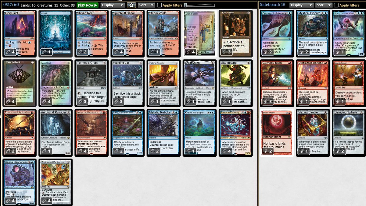 hateatosib's tweet photo. Modern League
Affinity

Jeskai Scam ○×○
Dredge ○○
Neobrand ○○
Goryo's Vengeance ○○
Boros Energy ○○
5-0

実験統合機、ぼちぼち。定業よりはよさそう。 https://t.co/9ndf83Oe1d