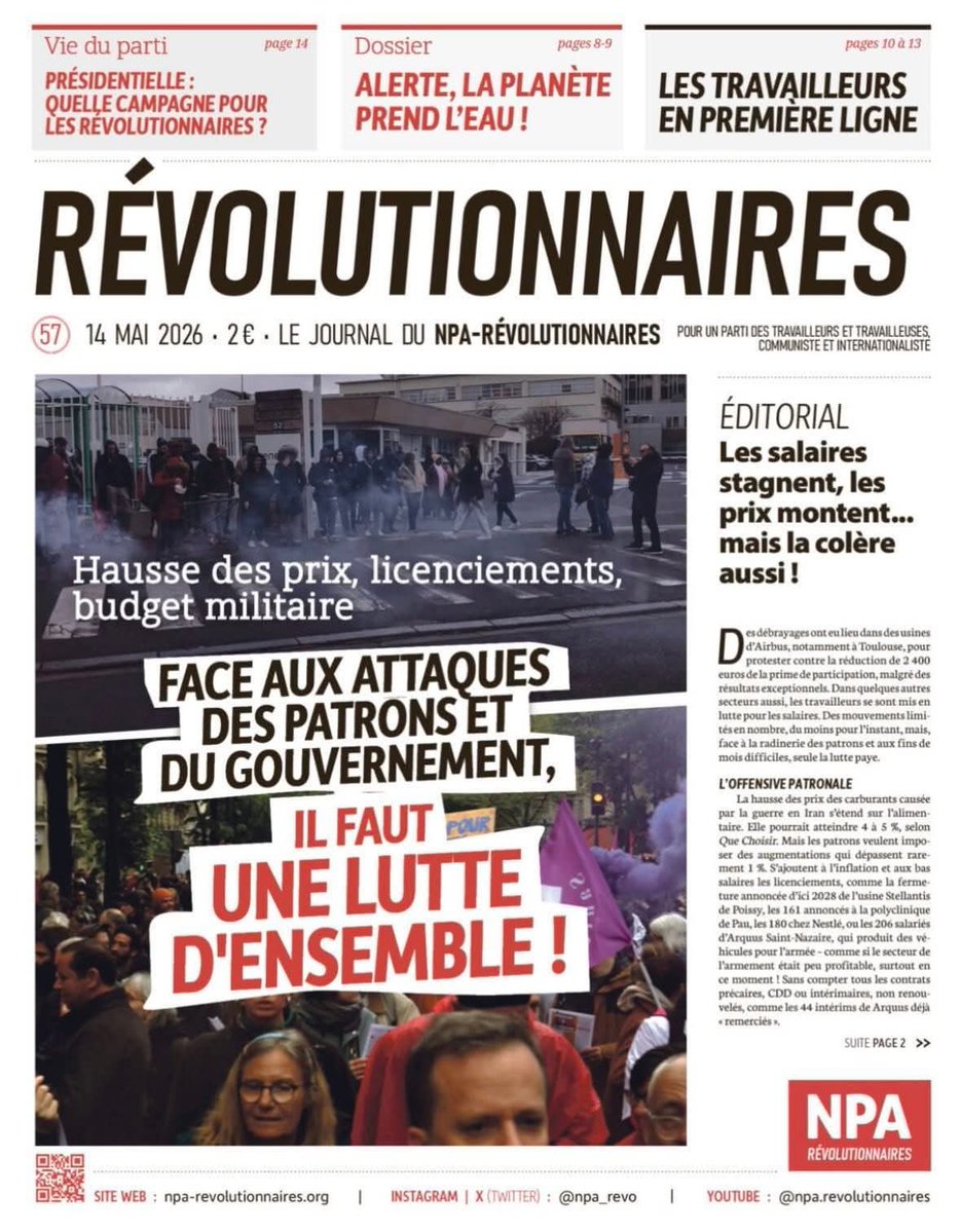 Nouveau Parti Anticapitaliste - Révolutionnaires tweet media