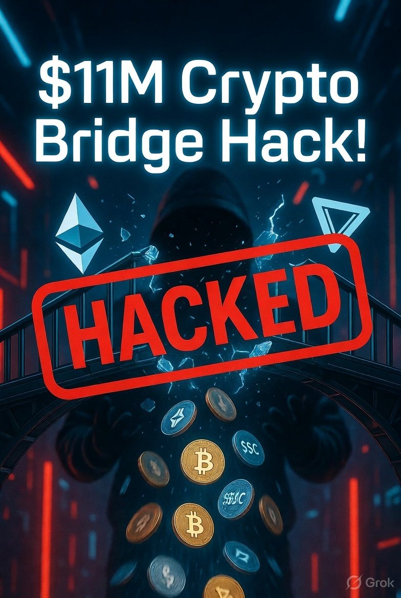 akshat_trades's tweet photo. Another Crypto Bridge Hack! 💥
Verus-Ethereum bridge exploited for $11 Million.
Hackers stole tBTC, ETH & USDC before swapping to 5,402 ETH.
Cross-chain bridges continue to be favorite targets for attackers.
When will they fix bridge security?
#CryptoHack #BridgeHack #Verus #Ethereum #CryptoNews #DeFi