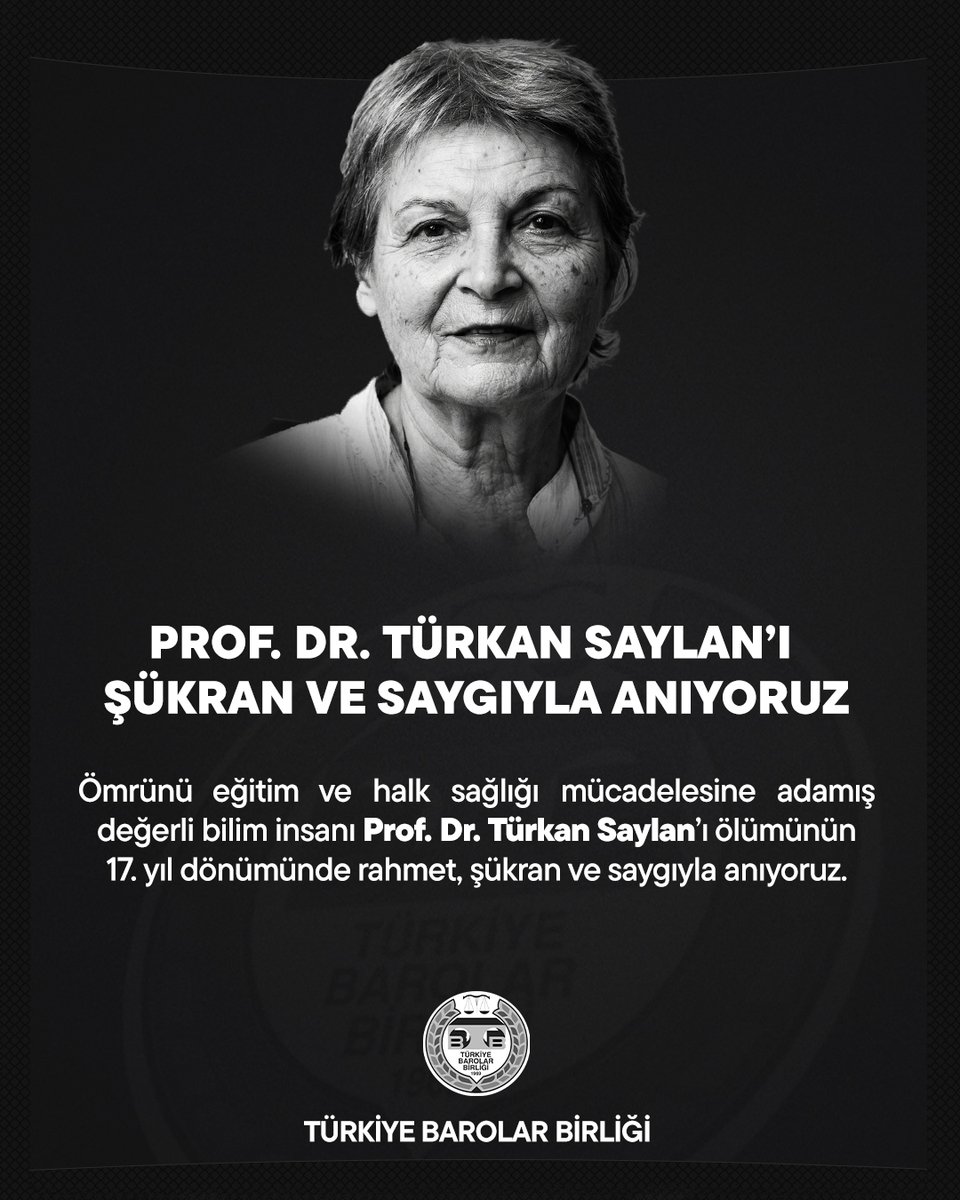 Türkiye Barolar Birliği tweet media