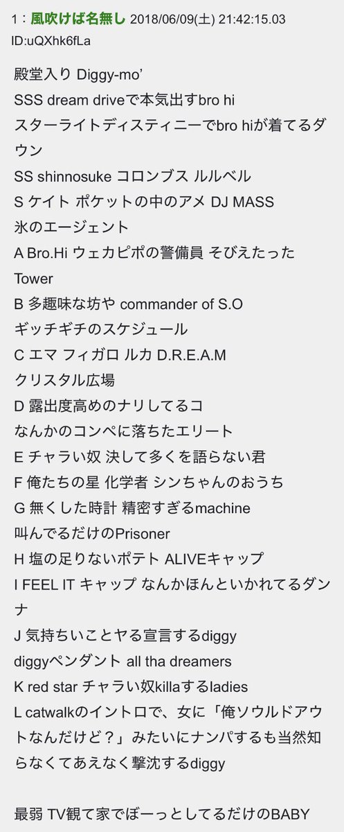 kuromu_55's tweet photo. アーティストなのに強さランキングがあるSOUL'd OUT訳分からんすぎる
ハイさんがAランクなのは納得いかんのでメンバー全員SSランクにしてくれればより良い https://t.co/Cyx5hkGzZt