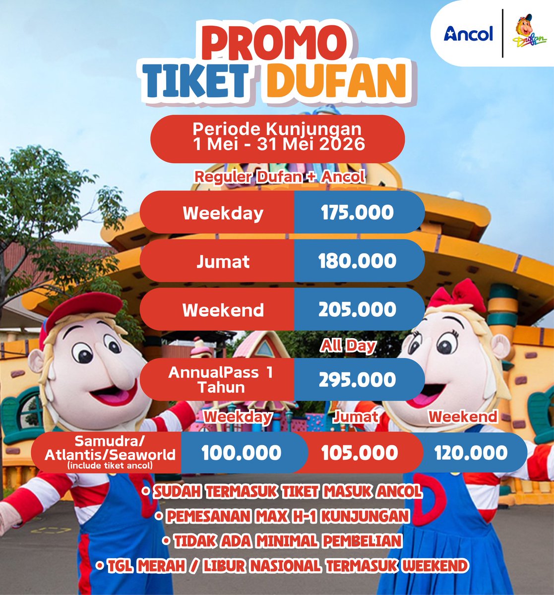 key ; jual tiket dufan murah 🎢🎡 tweet media