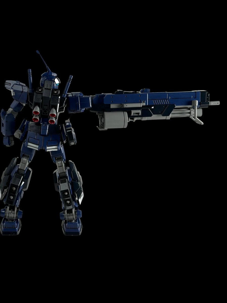 Hypnocrite's tweet photo. This Pale Rider is an advanced Titan model. It has saber storage on its backpack instead of the holster/scabbard style, but I think the side carry is cool. Luckily it has a telescoping javelin with no storage spot so I rationalized with that and added it on his waist. https://t.co/5Eda84XKlu