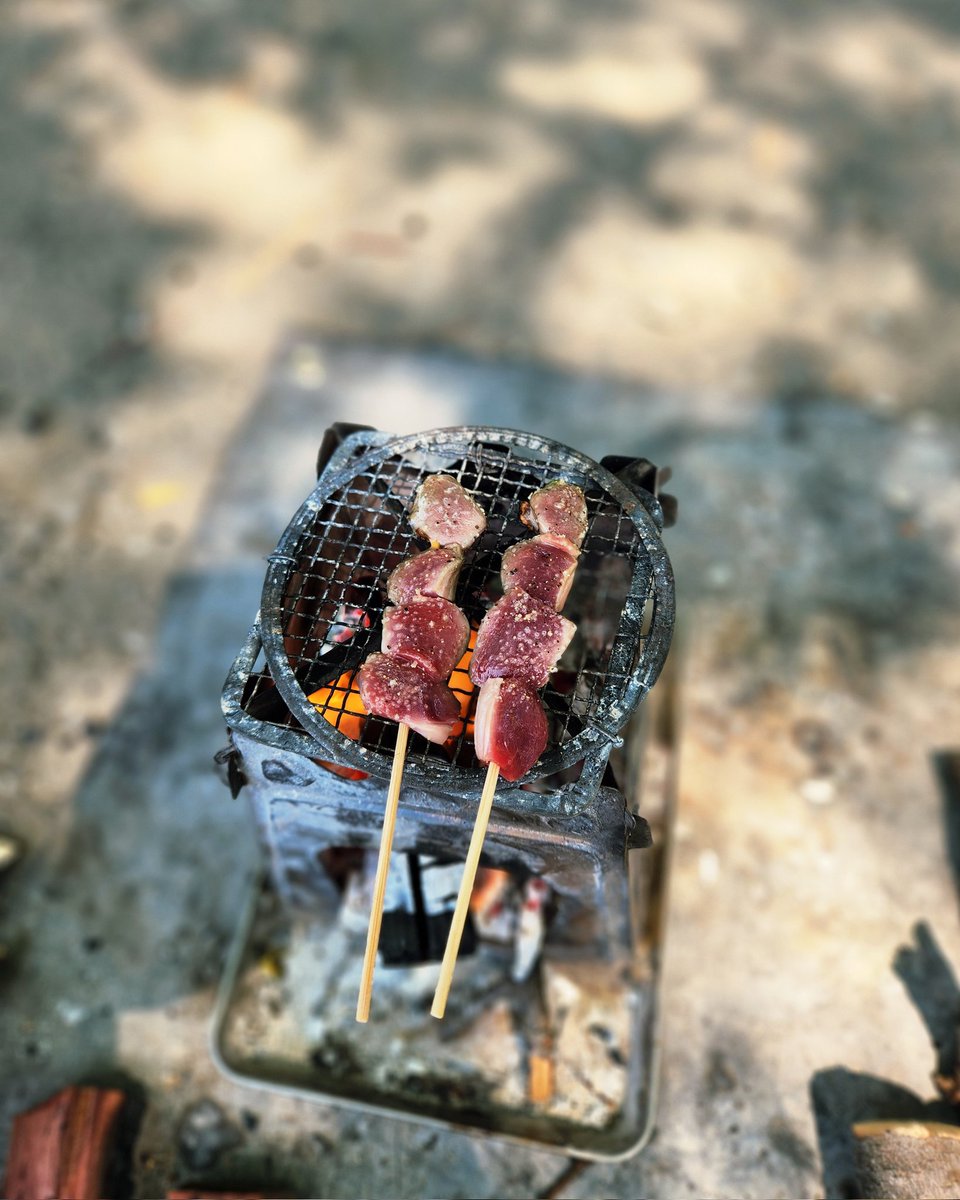 Pchan142's tweet photo. 朝ごはんの後はノンアル飲みながら、砂肝焼いたり、パックル食べてのんびり｡
#キャンプ #デイキャンプ #焚き火 #新オールフリー #パックル #キャンプ好きな人と繋がりたい https://t.co/VuIKf5Qkyj