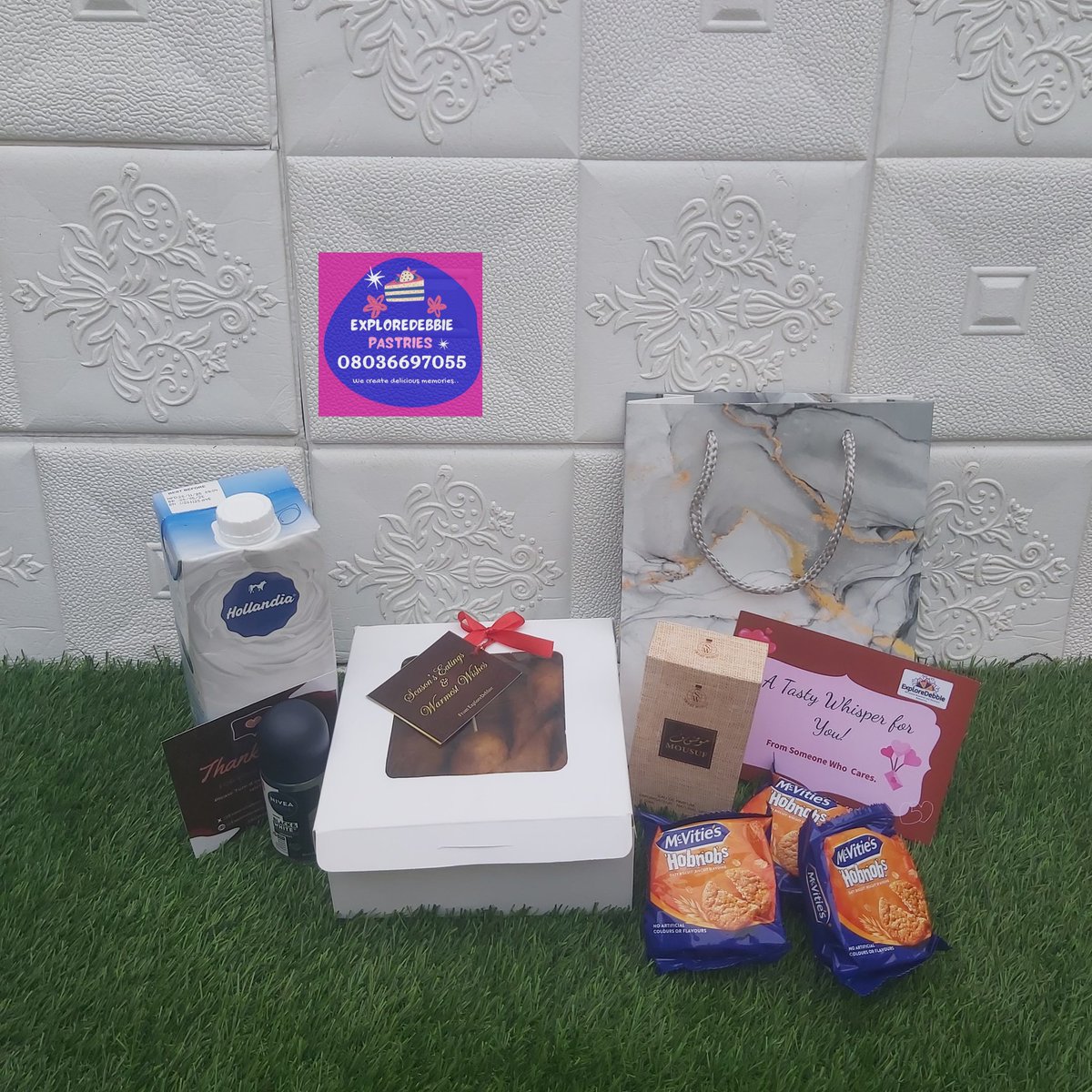 ExploreDebbie's tweet photo. Your celebrations deserve more than "good enough."🎂🎁

ExploreDebbie brings custom cakes, small chops, gift boxes &amp; Food tray to life, made with care, delivered with intention.

📍 Port Harcourt | To order WhatsApp - 08036697055
Call: 09069321599

#ExploreDebbie #Portharcourt https://t.co/KbSLoRu1uG