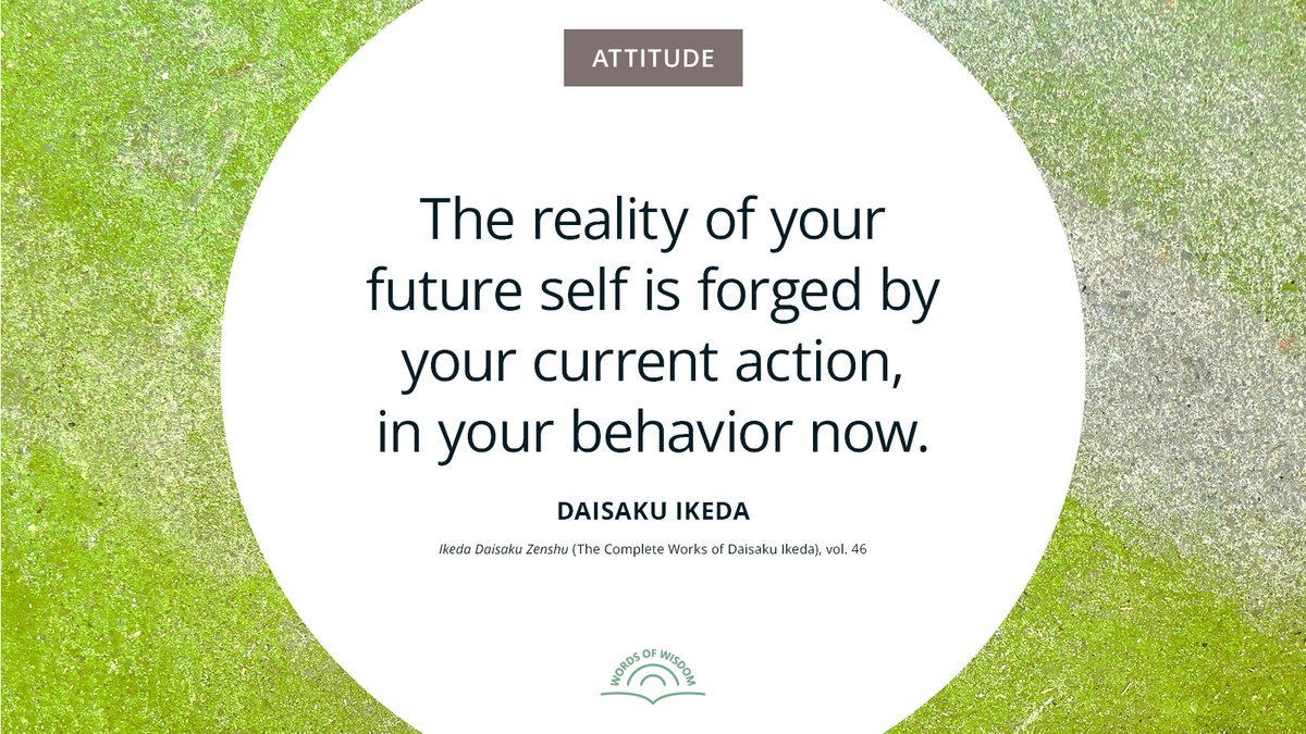 daisakuikeda_of's tweet photo. What future are you creating now? 

For more more quotes:
https://t.co/w8bf5ZURsk 

#Attitude #Growth #DaisakuIkedaQuotes #WordsOfWisdom #PeaceThroughDialogue https://t.co/UsYPmnruLz