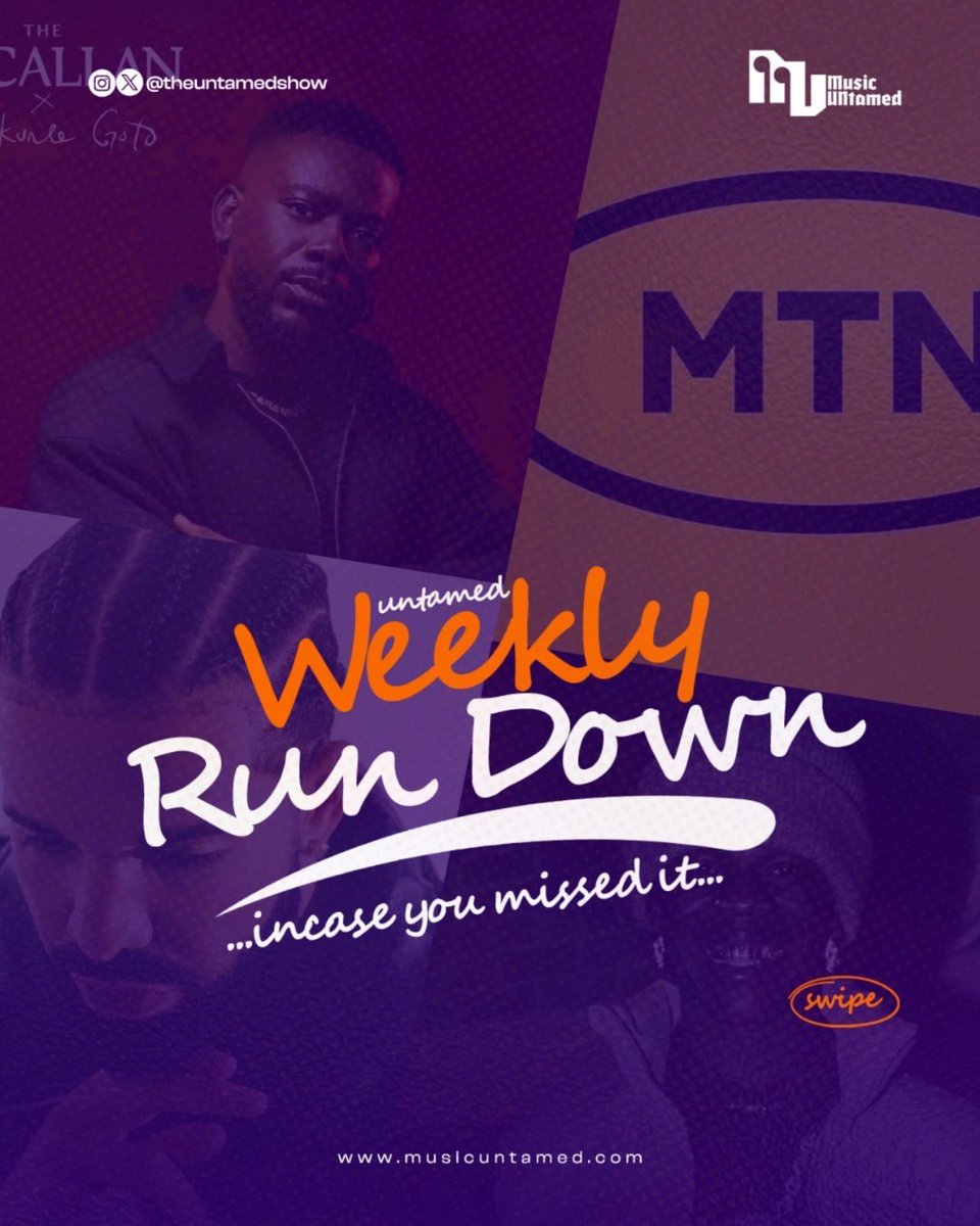 theuntamedshow's tweet photo. Here’s a weekly rundown of what happened last week
We always keep you updated!
#weeklyrundown https://t.co/jTwzYtbo2d
